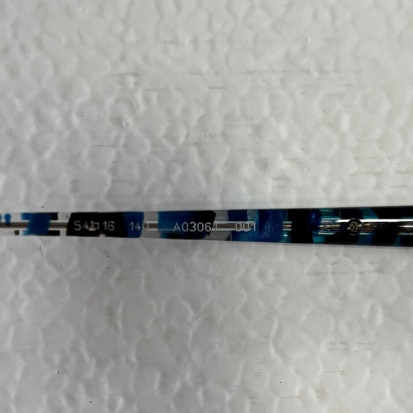 Alain Mikli Blue Cateye Tortoise Shell Glasses 15036 140 A03061 001 - Picture 8 of 9